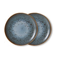 HK LIVING - 70s ceramics: side plate mineral, set of 2