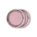HK LIVING - 70s ceramics: dessert plate bubble, set of 2