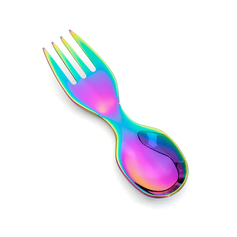 LEKKABOX - RVS Spork Rainbow