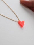 TURINA - Necklace #lovedbyme TURINA edition lovedbyme - Fluo red