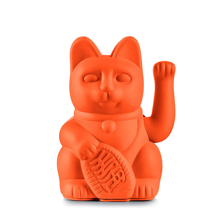 DONKEY PRODUCTS - Lucky Cat| Neon orange