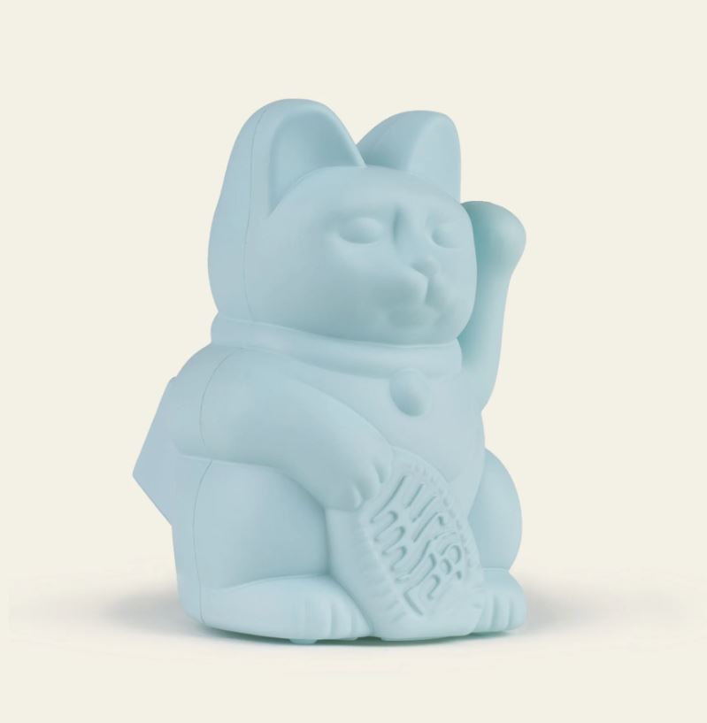 DONKEY PRODUCTS - Lucky Cat SOLAR Light blue