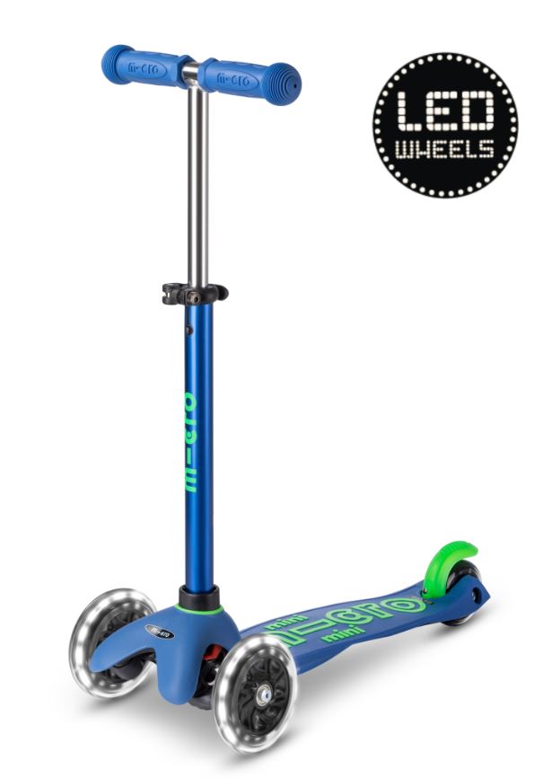 MICRO STEP - Mini micro step Deluxe LED - Blauw/Groen