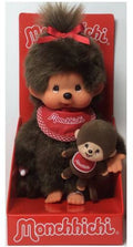 MONCHHICHI - Monchhichi Meisje + Mini Monchhichi - 20 cm