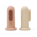 MUSHIE - Finger toothbrush - Blush/Shifting sand