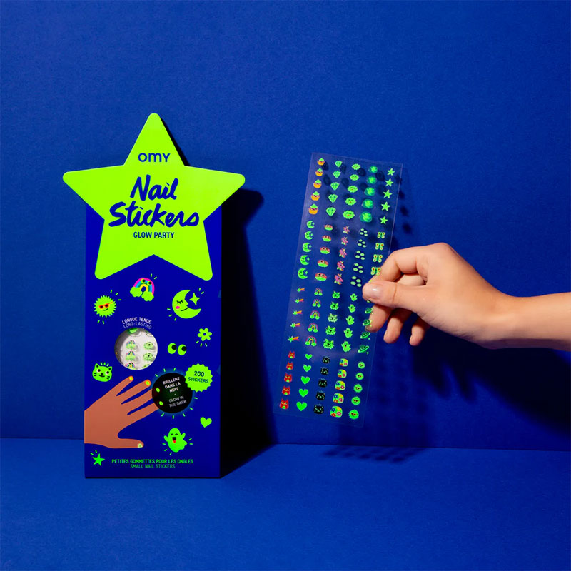 OMY - Nail stickers - Glow party