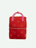 STICKY LEMON - Rugzak medium | better together | special edition | eyes | basketball red