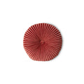 HK LIVING - Round ripple cushion burgundy