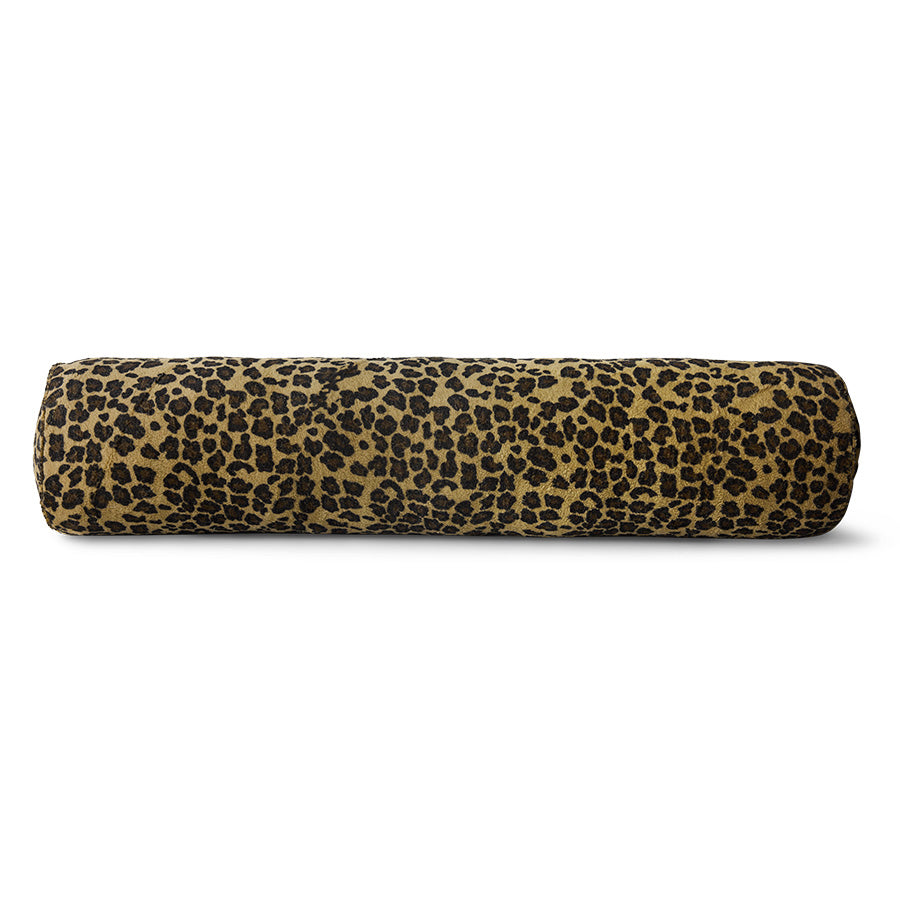 HK LIVING - Bolster cushion, panther extra large, 150x30cm