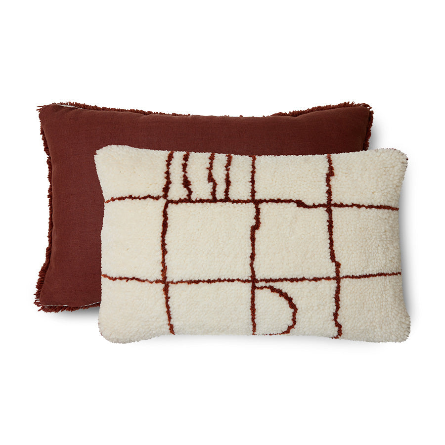 HK LIVING - Woolen cushion easy