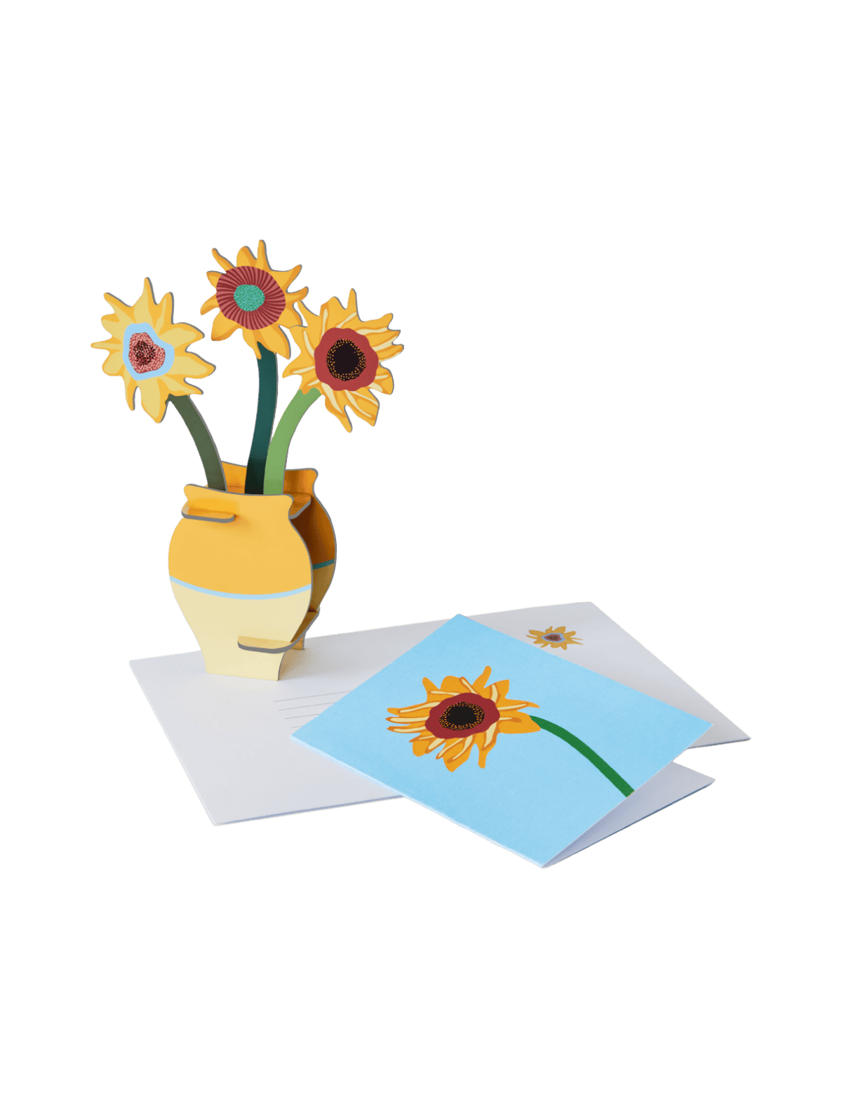 STUDIO ROOF - Pop Out Card, Van Gogh Flowers