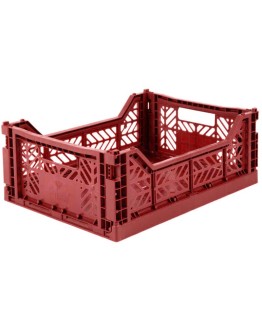 AYKASA - Folding crate Midi - Tile Red