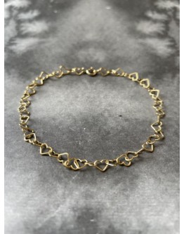 BEJOYCE - Armband Hartjesfeest - Goldplated