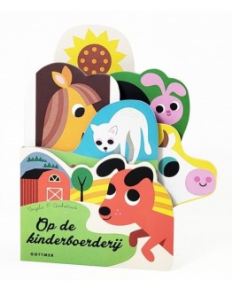 Kartonboek - Op de kinderboerderij (3D-kartonboekje) - 2jr+
