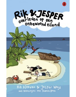 KINDERBOEK - Rik en Jesper overleven op een onbewoond eiland - 8jr+