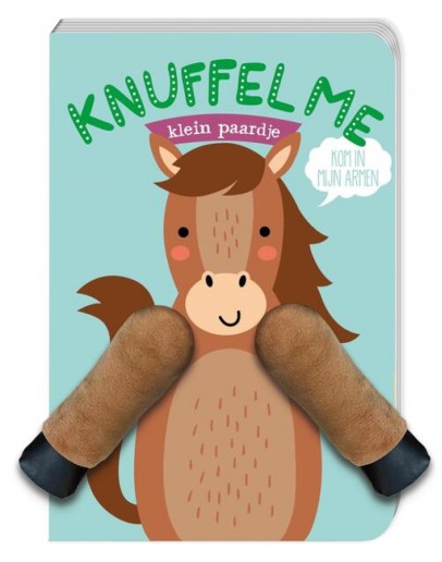 Kartonboek - Knuffel me Klein paardje