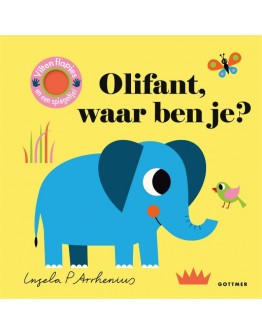 Kartonboek - Olifant, waar ben je? - 18 mnd+