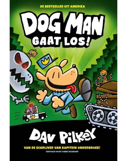 KINDERBOEK - Dog Man 2 - Dog Man gaat los!