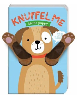 Kartonboek - Knuffel me kleine puppy