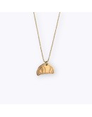 ALL THINGS WE LIKE - Croissant golden necklace