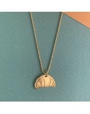 ALL THINGS WE LIKE - Croissant golden necklace