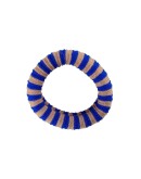 BY STAER - Haarelastiek EA Cobalt/Beige stripes