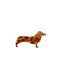 BY STAER - Hair Claw - Dachshund Brown