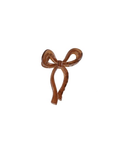 BY STAER - Merina Hair Claw - Bow Brown