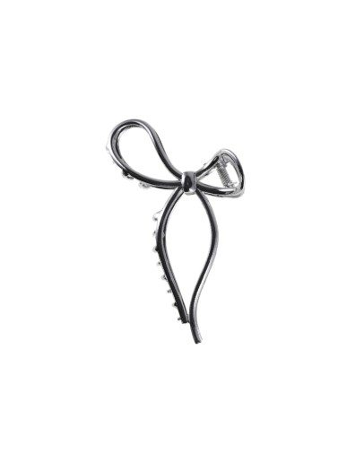 BY STAER - Maya Hair Claw - Bow Silver Coloured