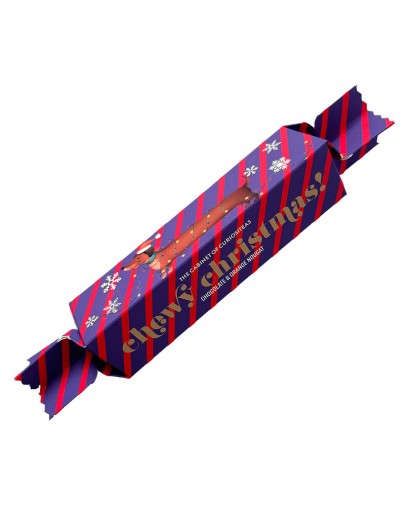 THE CABINET OF CURIOSITEAS - Chocolate & Orange Nougat | Nougat bar in wrapper 