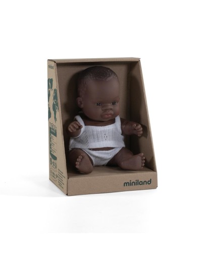 MINILAND - PAOLA REINA - Baby pop Afrikaans meisje (21 cm)