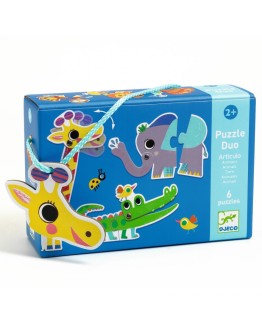 DJECO - Puzzel duo Articulo Animals - 2jr+