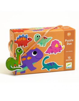 DJECO - Puzzel duo Dinos - 2jr+