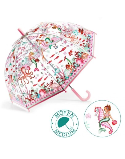 DJECO - Kinderparaplu Mermaid - Medium