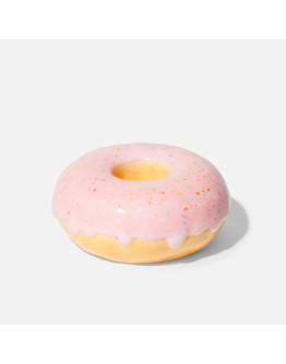 DOIY - Candle Holder Fast Food Donut Pink