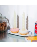 DOIY - Candle Holder Fast Food Donut White