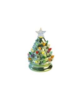 GIFTCOMPANY - Luce X-mas tree GREEN with led - 13,5cm