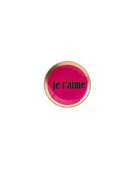 GIFTCOMPANY - Love plate - Je t'aime Neon pink