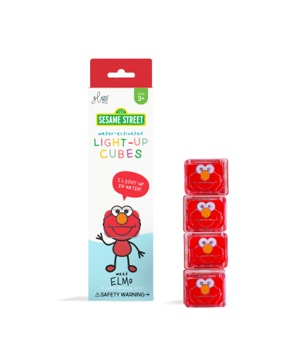 GLOPALS - Light up cubes 4 stuks Elmo