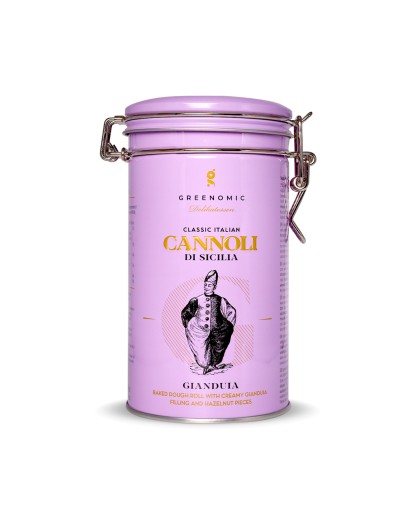 GREENOMIC - Blik gevuld - Cannoli Gianduia 200g