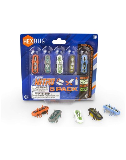 HEXBOTS - Nano Nitro 5-pack