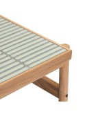 HÜBSCH - Tile Coffee Table Mint/Natural