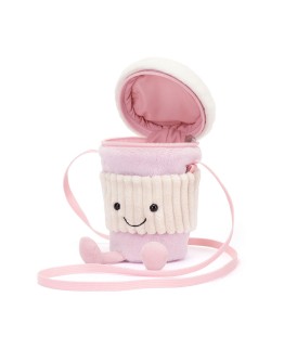 JELLYCAT - Amuseables Coffee-To-Go Pink Bag