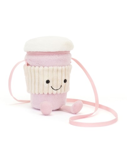 JELLYCAT - Amuseables Coffee-To-Go Pink Bag