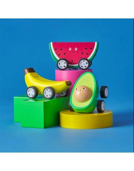 KIKKERLAND - Fruit-Fun Pullback Car