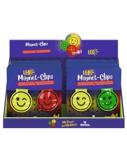 MOSES - Magnetische clips smile met LED licht