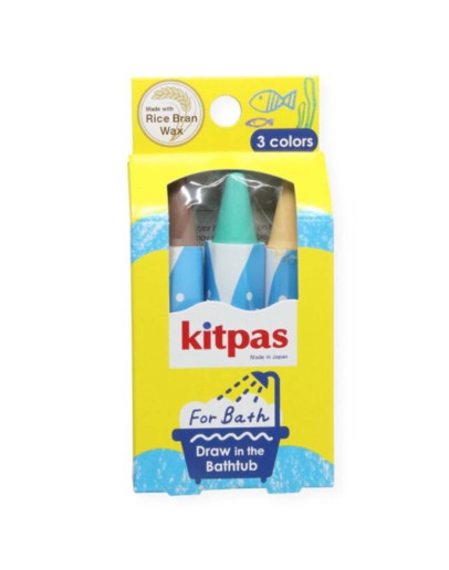 KITPAS - Kitpas badkrijt Set Bruin, Mint, Geel