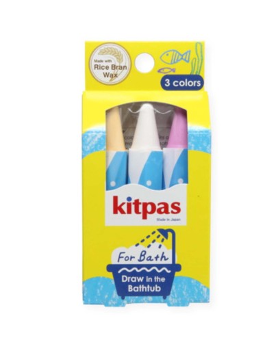KITPAS - Kitpas badkrijt Set Geel, Wit , Roze