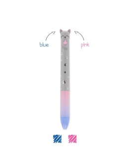 LEGAMI - Two Colour Ballpoint Pen - Click&Clack - Kitty