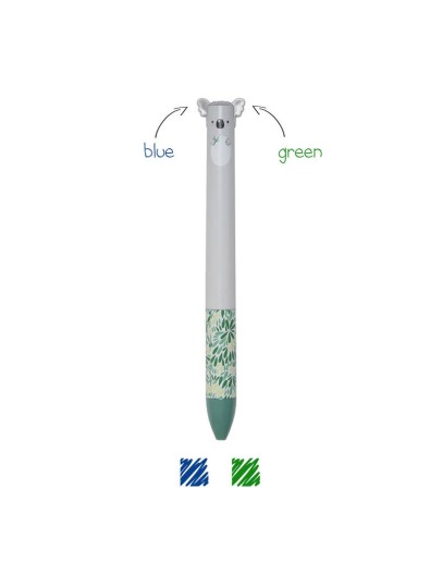 LEGAMI - Two Colour Ballpoint Pen - Click&Clack - Koala